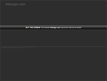 Tablet Screenshot of dateage.com